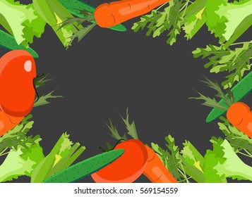 Set of useful vegetables.Vector illustration can be used for your advertising.
