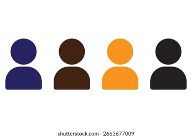 Conjunto de ícones de grupos de usuários com ilustrações de pessoas, símbolos e equipes para empresas, comunicações e redes sociais