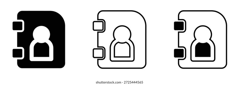 Conjunto de ícones de perfil de usuário em diferentes estilos e cores, Conjunto de ícones de usuário. Avatar de usuário de linha e glifo. Ícone de usuário de perfil, ícone de usuário em estilo simples. Ícone Pessoa. Vetor do ícone de perfil do usuário.