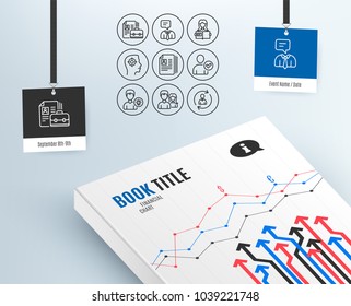 Set of Vacancy, Couple and Woman read icons. Recruitment, Cv documents and Person idea signs. Identity confirmed, Support service and Person info symbols. Hiring job, Male and female, Girl studying