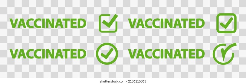  Set of Vaccination Symbol. Vector Illustration