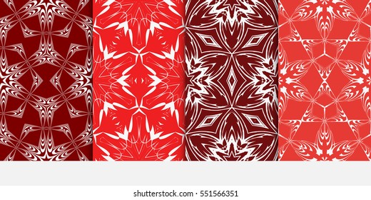 set of Valentine Day romantic vector geometric background. Floral ornament. rose color. for invitation, bridal, wedding, wallpaper