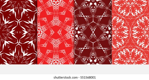 set of Valentine Day romantic vector geometric background. Floral ornament. rose color. for invitation, bridal, wedding, wallpaper