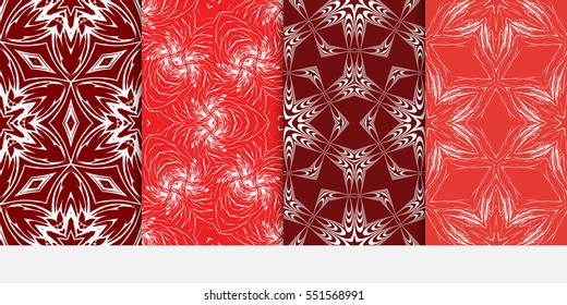 set of Valentine Day romantic vector geometric background. Floral ornament. rose color. for invitation, bridal, wedding, wallpaper