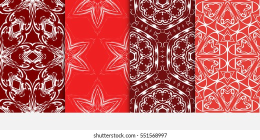 set of Valentine Day romantic vector geometric background. Floral ornament. rose color. for invitation, bridal, wedding, wallpaper set of Valentine Day romantic vector geometric background. Floral ornament. rose color. for invitation, bridal, wedding, wallpaper