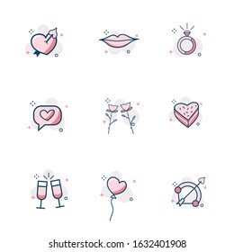 Sexy Icons Set Adult Only Content Stock Vector (royalty Free) 218855833