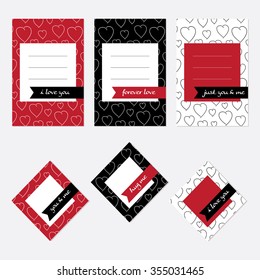 Set of Valentine's Day Gift Tags
