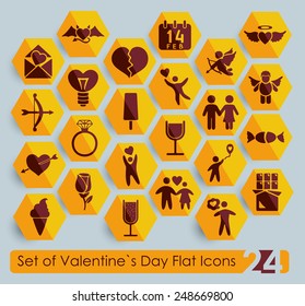 Set of Valentine's Day icons