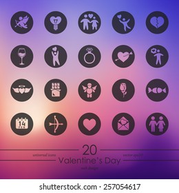 Set of Valentine's Day icons