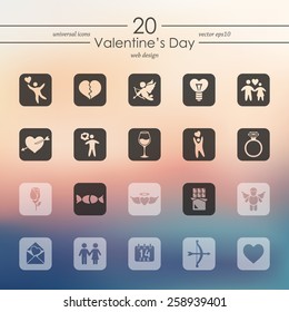 Set of Valentine's Day icons