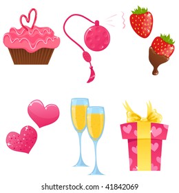 Set of Valentine's day icons