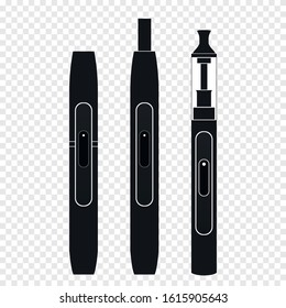 Set of Vape Icons. Electronic cigarette. Vaping store or bar icon.