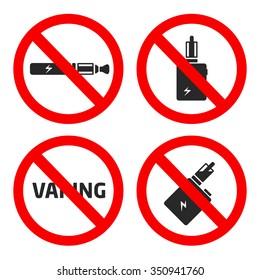 set vaping icons