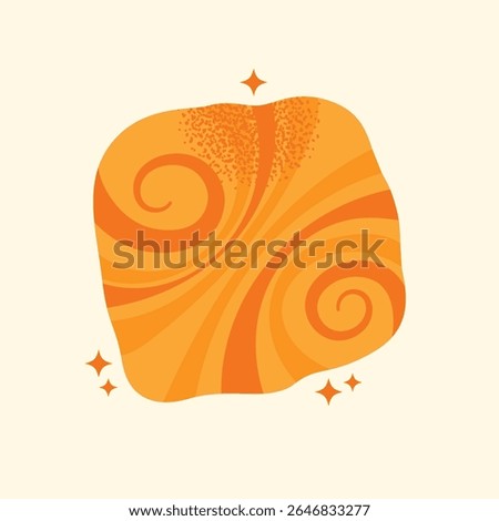 Set of various baked goods croissant, loaf, pretzel, bun, baguette, roll, danish pastry, and donut isolated on light background. Flat vector illustration. Bakery and food concept cooking pastry