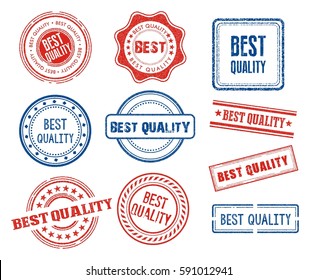 Set of various best quality stamps