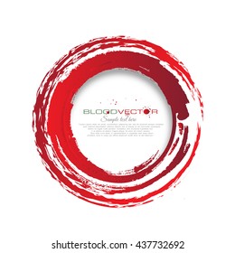 Set of various blood or paint splatters drops and trail  Isolated on white background  all elements grouped no effects, vector design element illustration