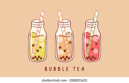 Set various Bubble tea