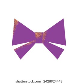 Conjunto de varios nudos de arco de dibujos animados, cintas de regalo. Accesorio de trenzado de pelo lindo de moda. Ilustración moderna vectorial plana en estilo de dibujos animados aislado en el fondo.