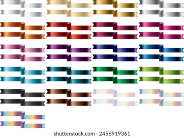 Conjunto de varias cintas de colores