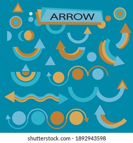Set for various design arrows