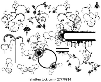 Set of various design elements and banners