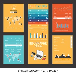 Set of various elements used for user interface