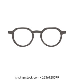 set of Various Eye Glasses Frame Silhouette vector illustration - Vector