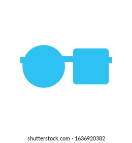 set of Various Eye Glasses Frame Silhouette vector illustration - Vector