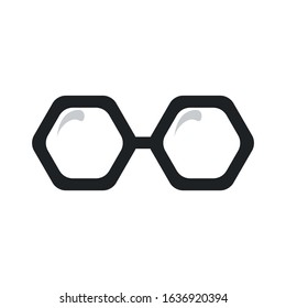 set of Various Eye Glasses Frame Silhouette vector illustration - Vector