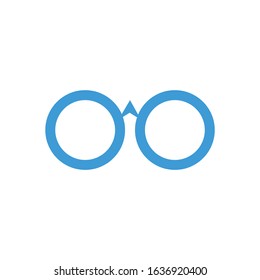 set of Various Eye Glasses Frame Silhouette vector illustration - Vector