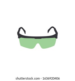 set of Various Eye Glasses Frame Silhouette vector illustration - Vector