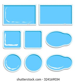 
set of various formats swimming pools