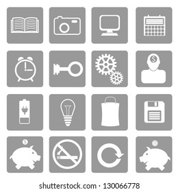 A set of various icons