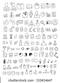 Set of various icons