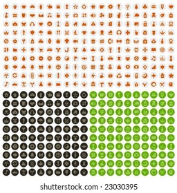 set of various icons
