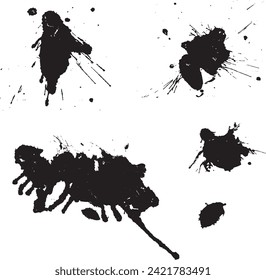 Conjunto De Diversas Tuberías De Tinta
