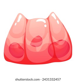 A set of various jellybean illustrations.