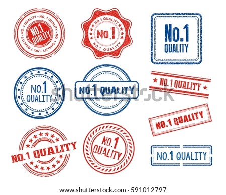 Set of various number 1 ( No. 1) stamps