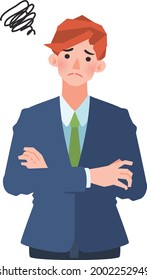 set of various poses and facial expressions of a man in a suit