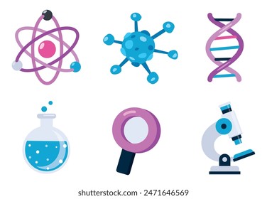 Set Of various Science Icons