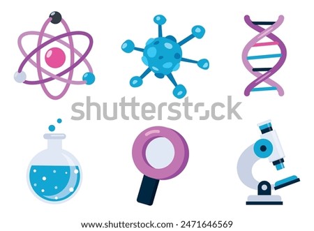 Set Of various Science Icons