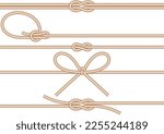 Set of various string knots