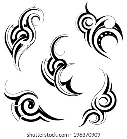 Tattoo Design Maori Polynesian Tribe Origin Stock Vector (Royalty Free ...