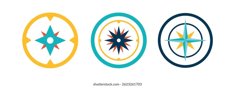 Set Various vintage marine compasses