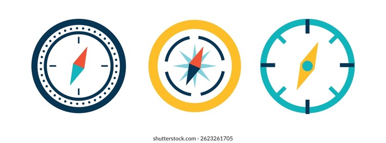 Set Various vintage marine compasses