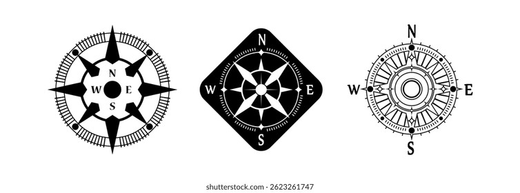 Set Various vintage marine compasses