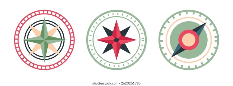 Set Various vintage marine compasses