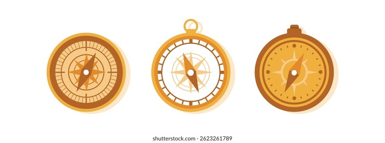 Set Various vintage marine compasses