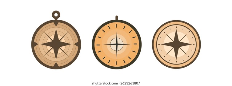 Set Various vintage marine compasses