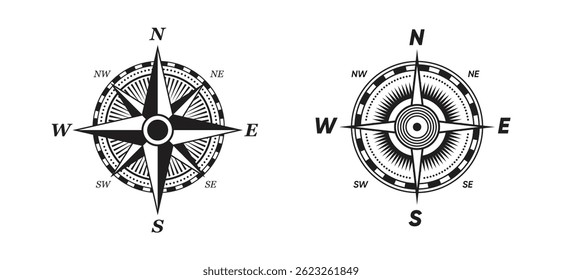 Set Various vintage marine compasses